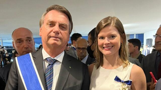 Martha com Jair Bolsonaro